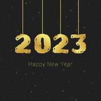 Happy New Year background Illustration, 2023 year vector