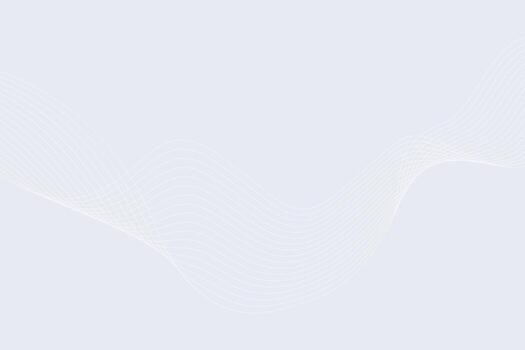 White light curve line modern gradient background. wavy lines light Gradient white background vector