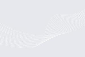 White light curve line modern gradient background. wavy lines light Gradient white background vector