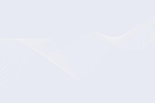 White light curve line modern gradient background. wavy lines light Gradient white background vector