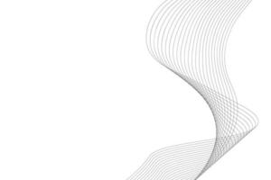 Abstract line wave element white background. Wave line element vector