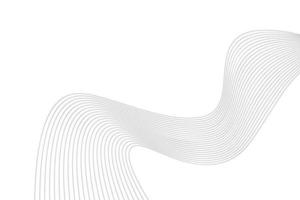 Abstract line wave element white background. Wave line element vector