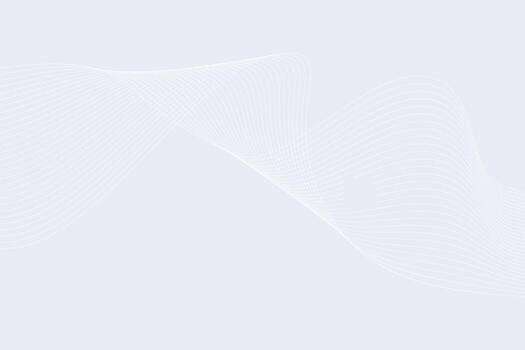 White light curve line modern gradient background. wavy lines light Gradient white background vector