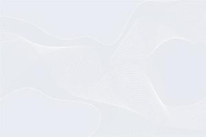 Abstract Wave line light white background. gradient gray color modern background vector