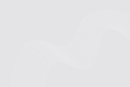 White light curve line modern gradient background. wavy lines light Gradient white background vector