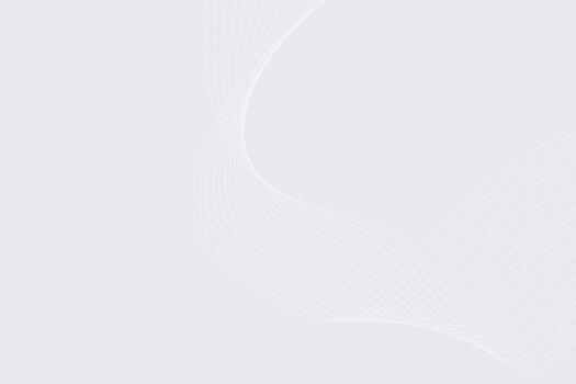 White light curve line modern gradient background. wavy lines light Gradient white background vector