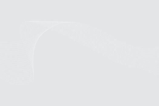 White light curve line modern gradient background. wavy lines light Gradient white background vector