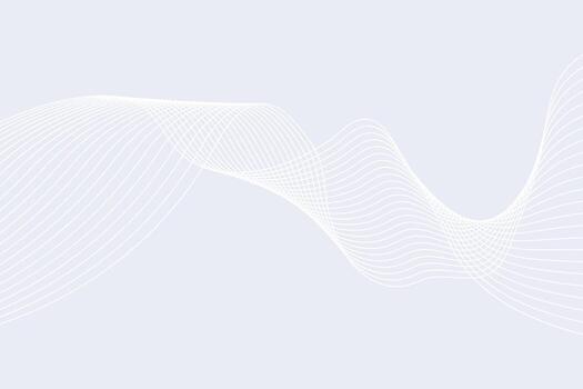 línea de curva de luz blanca fondo degradado moderno. líneas onduladas gradiente de luz fondo blanco vector