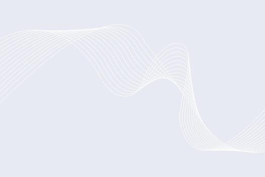 White light curve line modern gradient background. wavy lines light Gradient white background vector