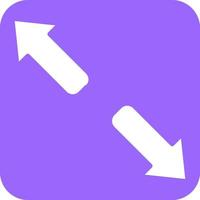 Resize Icon Style vector