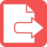 Export Icon Style vector