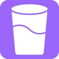 Water Glass Icon Style vector
