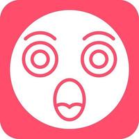 Shocked Icon Style vector