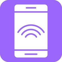 Cell Phone Icon Style vector
