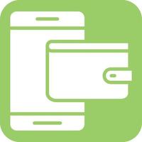 Digital Wallet Icon Style vector