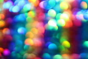 Abstract multi colored bokeh. Soft focus, defocus. Festive background. Christmas, New Year photo