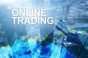 Online trading, Forex Investment and financial market concept photo