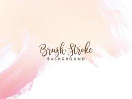 Abstract watercolor brush stroke soft colorful background vector