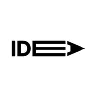 el diseño del vector del logotipo de la idea