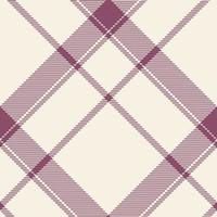 Plaid pattern vector. Check fabric texture. Seamless textile design for clothes, paper print. vector