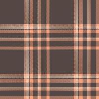 Plaid seamless pattern. Check fabric texture. Vector textile print.