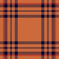 Plaid check pattern. Seamless fabric texture. Tartan textile print. vector