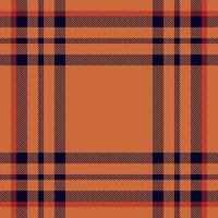 Plaid check pattern. Seamless fabric texture. Tartan textile print. vector