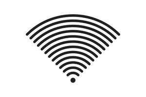 Wi Fi symbol signal connection. Vector wireless internet technology sign. Wifi network communication icon.