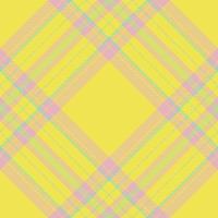 Plaid pattern vector. Check fabric texture. Seamless textile design for clothes, paper print. vector