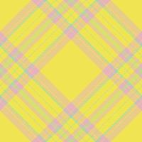 Plaid pattern vector. Check fabric texture. Seamless textile design for clothes, paper print. vector