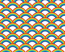 Rainbow pattern seamless. Colorful background vector texture design. Abstract cartoon stripes wallpaper.