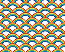 Rainbow pattern seamless. Colorful background vector texture design. Abstract cartoon stripes wallpaper.