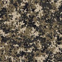 Pixel camouflage for a soldier army uniform. Modern camo fabric design. Digital military vector background.