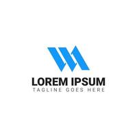 UA template initial design logo vector. vector