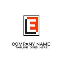 business logo initial letter E design template. vector