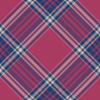 Plaid pattern vector. Check fabric texture. Seamless textile design for clothes, paper print. vector