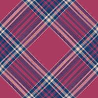 Plaid pattern vector. Check fabric texture. Seamless textile design for clothes, paper print. vector