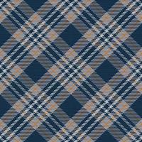 Seamless pattern of scottish tartan plaid. Repeatable background with check fabric texture. Vector backdrop striped textile print.