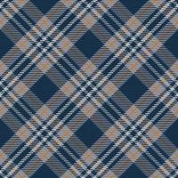 Seamless pattern of scottish tartan plaid. Repeatable background with check fabric texture. Vector backdrop striped textile print.