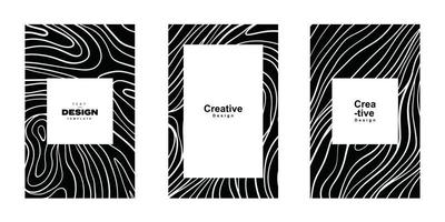 Abstract art deco frame for copy space poster design. Minimalist and luxury design template can be use as poster, flyer, business card, banner, etc vector