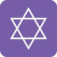 Star IV Glyph Round Background Icon vector