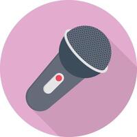 mic vector illustration on a background.Premium quality symbols.vector icons for concept and graphic design.