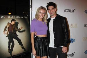 LOS ANGELES, APR 17 - Melissa Ordway, Justin Gaston at the Drake Bell s Album Release Party for Ready, Set, Go at Mixology on April 17, 2014 in Los Angeles, CA photo