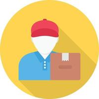 delivery boy vector illustration on a background.Premium quality symbols.vector icons for concept and graphic design.