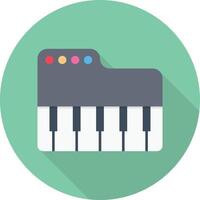 ilustración vectorial de piano en un fondo. símbolos de calidad premium. iconos vectoriales para concepto y diseño gráfico. vector