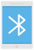 bluetooth vector illustration on a background.Premium quality symbols.vector icons for concept and graphic design.