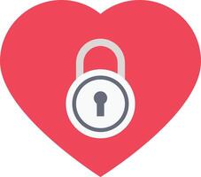 love lock vector illustration on a background.Premium quality symbols.vector icons for concept and graphic design.