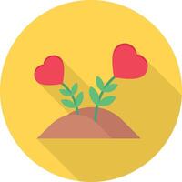 ilustración vectorial de amor en un fondo. símbolos de calidad premium. iconos vectoriales para concepto y diseño gráfico. vector