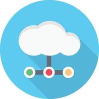 cloud network vector illustration on a background.Premium quality symbols.vector icons for concept and graphic design.