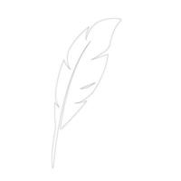 Feather logo vector